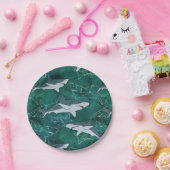 Haie, Meere, Meer, Fische, Raubfische, Tiere, Kief Pappteller (Party)