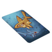 Haie mit Gritted Teeth Magnet (Rechte Seite)