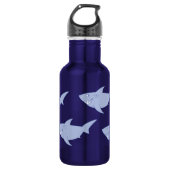 Haie Niedlich Kids Wasserflasche mit Namen (Vorderseite)