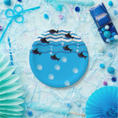Haie Ozean Blue Underwater Pappteller (Party)