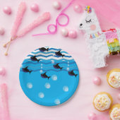 Haie Ozean Blue Underwater Pappteller (Party)