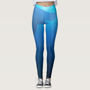 Haie schwimmen leggings