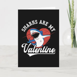 Haie sind mein Freediver für den Valentintauchspor Karte