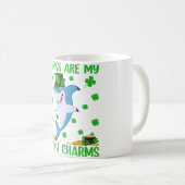 Haie sind meine glücklichen Charms Hai St. Kaffeetasse (VorderseiteRechts)