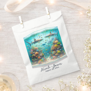 Haie und Fisch Aquatic Aquatic Aquarium Hochzeit Geschenktütchen