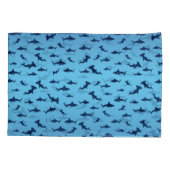 Haie und Hammerhaie Kissenbezug (Rückseite-Links)