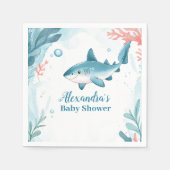 Haie unter den Meerestieren Serviette (Vorderseite)