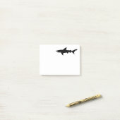 Haie Vorsicht vor Zeichnend Haien Post-it Klebezettel (Auf Schreibtisch)