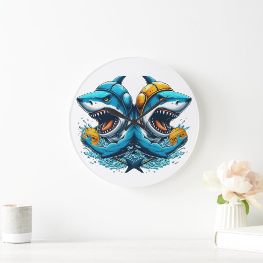 Haie Wasser Polo Uhr (Zuhause)