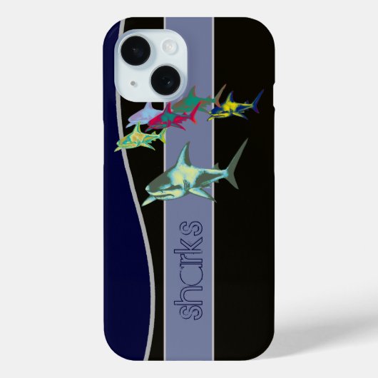 Haie - Wildtiere Case-Mate iPhone Hülle (Rückseite)