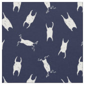 Haiegi Case Blue White Muster Stoff (Nahaufnahme)