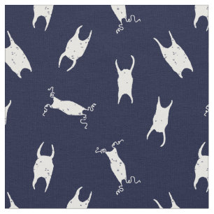 Haiegi Case Blue White Muster Stoff
