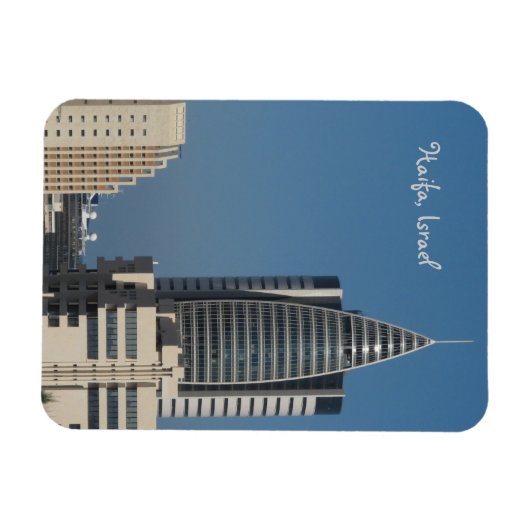 Haifa Aussicht Magnet (Horizontal)