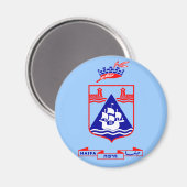 Haifa, Israel Magnet (Vorderseite/Rückseite)