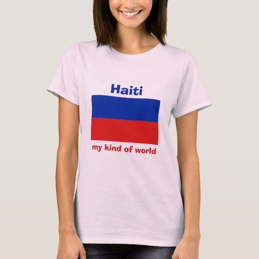 Haifahne + Karte + Text-T - Shirt (Vorderseite)