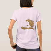Haifahne + Karte + Text-T - Shirt (Rückseite)