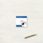 Haifisch-Angriff addieren Ihren lustigen Namen Post-it Klebezettel (Auf Schreibtisch)