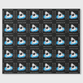 Haifisch-Angriff! Addieren Sie Ihren eigenen Geschenkpapier (Flach)