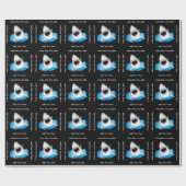 Haifisch-Angriff - addieren Sie Ihren eigenen Geschenkpapier (Flach)