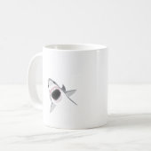 Haifisch-Angriff Kaffeetasse (Vorderseite Links)