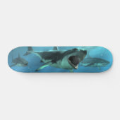 Haifisch-Angriff Skateboard (Horizontal)