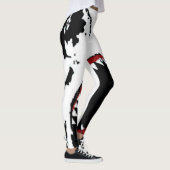 HAIFISCH-ANGRIFFS-LEGGINGS - GROSSER WEISSER LEGGINGS (Rechts)