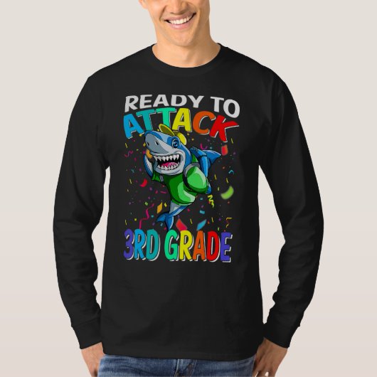 Haifisch bereit, den 3. T-Shirt (Vorderseite)