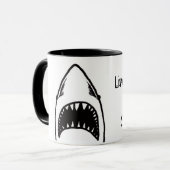 Haifisch-Biss-Tasse Tasse (Vorderseite Links)