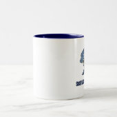 Haifisch-Biss-Tasse Zweifarbige Tasse (Mittel)