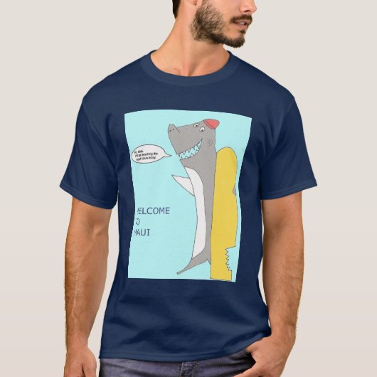 Haifisch-Brandungs-Lehrer T-Shirt (Vorderseite)