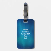 Haifisch braucht einen größeren Cartoon Funny Funn Gepäckanhänger (Rückseite vertikal)