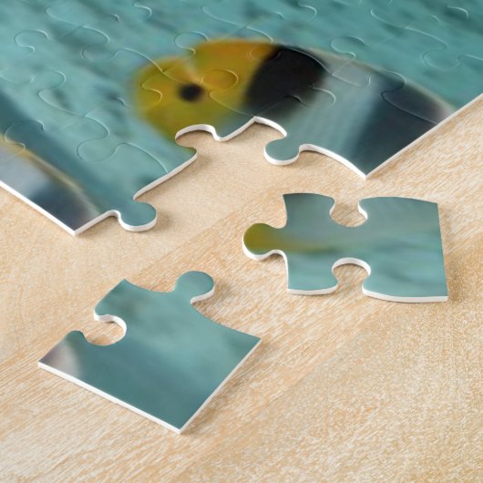 Haifisch, der Fische in tropischer Bora Bora Puzzle (Seite)