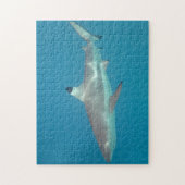 Haifisch, der Unterwasserpuzzlespiel schwimmt Puzzle (Vertikal)