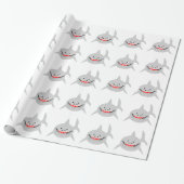Haifisch-Design Geschenkpapier (Ungerollt)