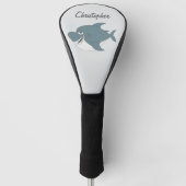Haifisch-Design Golf Headcover (Vorderseite)