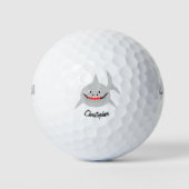 Haifisch-Design Golfball (Vorderseite)