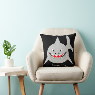 Haifisch-Design personalisiert Kissen