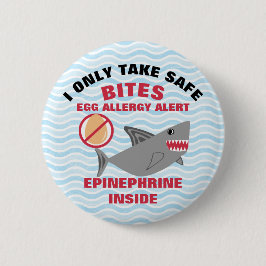 Haifisch-Ei-Allergie-Alarm-warnendes Adrenalin Button
