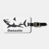 Haifisch - fintastic gepäckanhänger (Vorderseite horizontal)