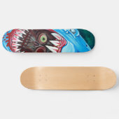 Haifisch GEGEN Zombie-Skateboard Skateboard (Horizontal)