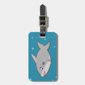 Haifisch-Gepäckanhänger Gepäckanhänger (Vorderseite vertikal)