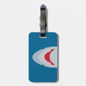 Haifisch-Gepäckanhänger Gepäckanhänger (Rückseite vertikal)