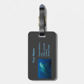 Haifisch-Gepäckanhänger Gepäckanhänger (Rückseite vertikal)