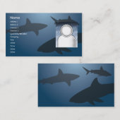 Haifisch - Geschäft Visitenkarte (Vorne/Hinten)