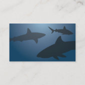 Haifisch - Geschäft Visitenkarte (Rückseite)