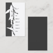 Haifisch-Grafik Visitenkarte (Vorne/Hinten)