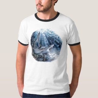 Haifisch - graues Riff T-Shirt