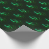 Haifisch Grün Geschenkpapier (Ecke)