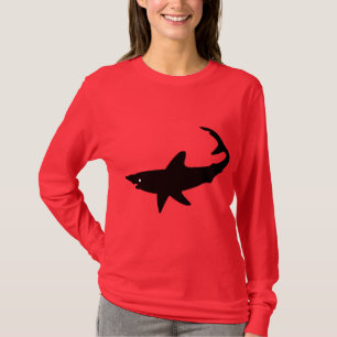 Haifisch ~ Haifisch-großes Weiß T-Shirt