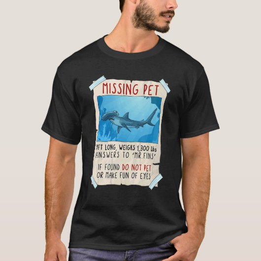 Haifisch Hammerhead T-Shirt Shark 1 (Vorderseite)
